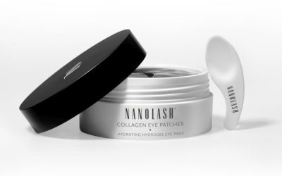 Kollagen ögonplåster nanolash
